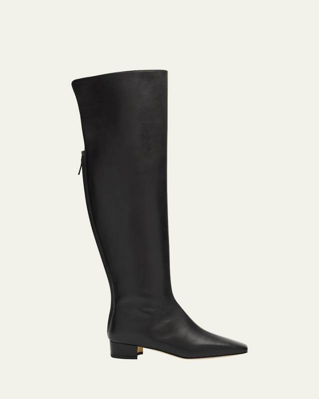 Gore Calf Leather Knee High Boots